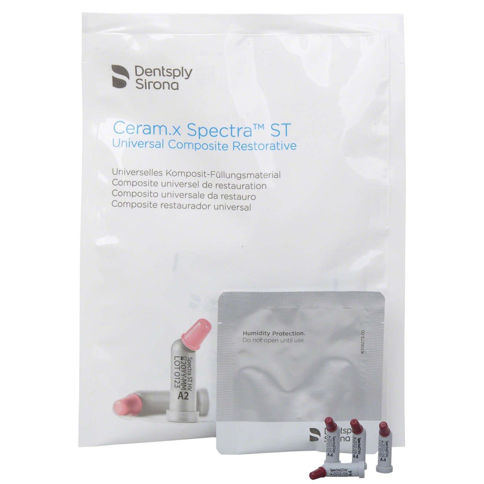 Ceram.x Spectra ST HV, universal composite, light-curing, radiopaque, A4, 16 capsules of 0.25 g each