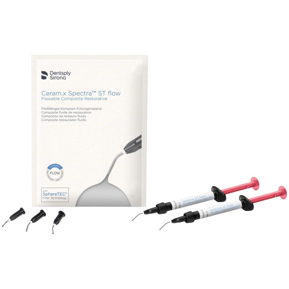 Ceram.x Spectra ST flow, composite, light-curing, A1, 2 syringes of 1.8 g each