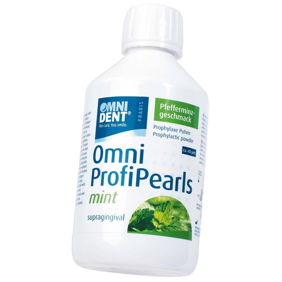 Omni ProfiPearls, prophylactic powder, 40-50 µ, mint, bottle of 300 g