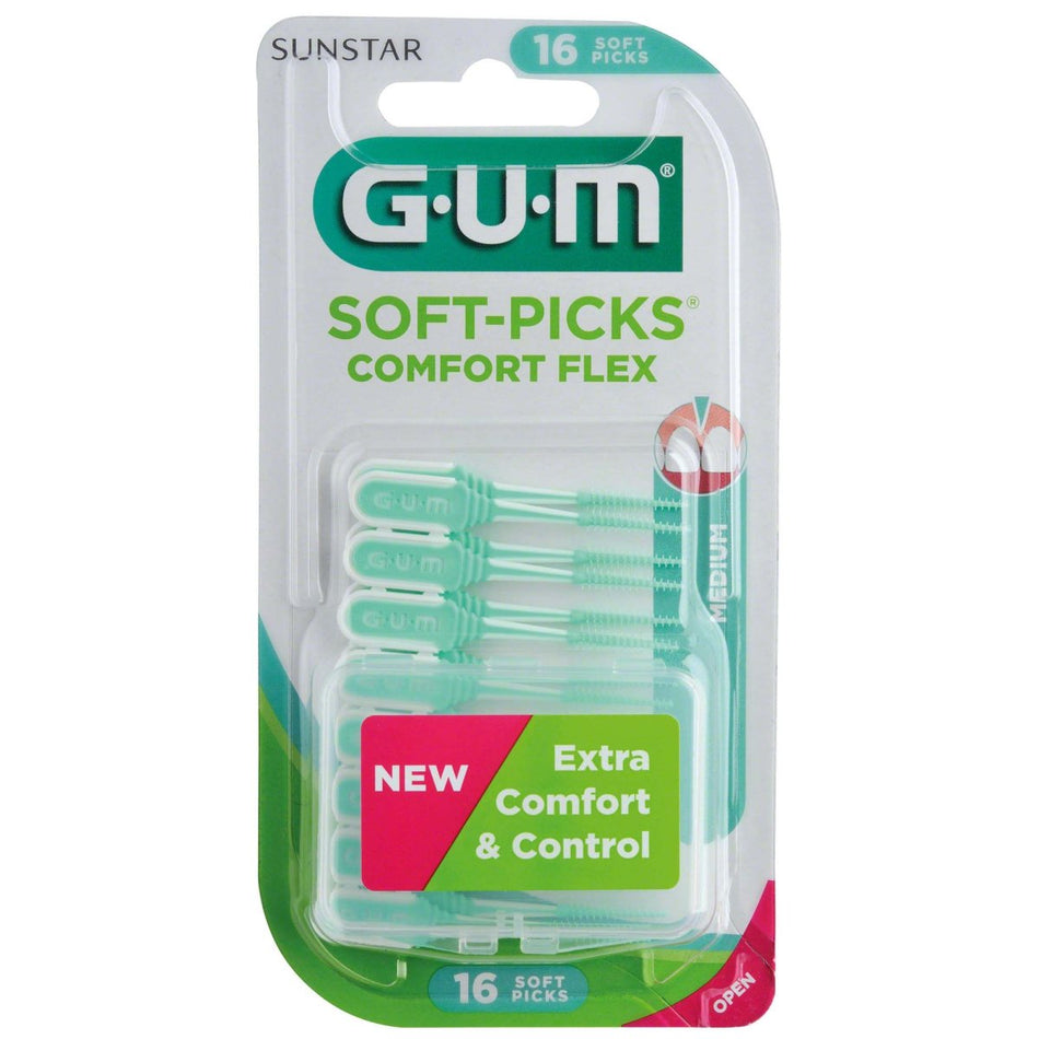 GUM SOFT-PICKS MINTY, small, pack of 40