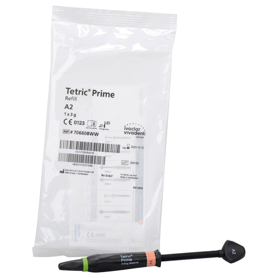 Tetric Prime, universal composite, sculptable, A2, syringe of 3 g