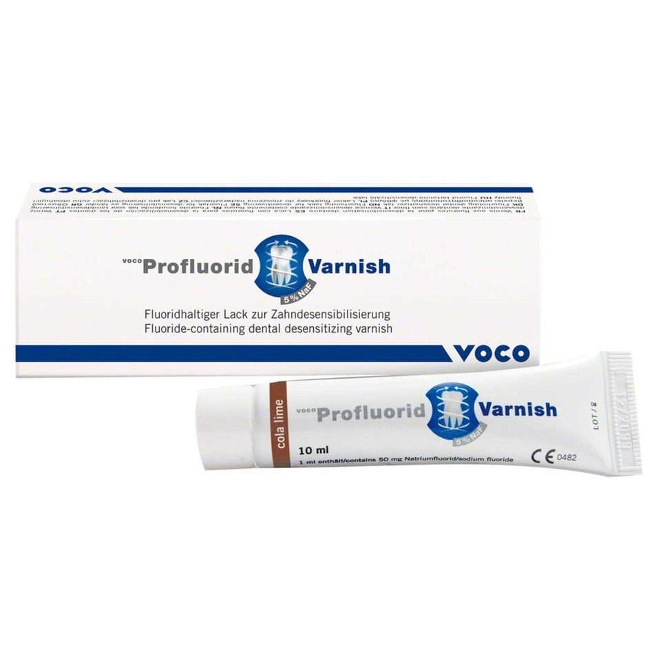 Profluorid Varnish, tooth desensitization, Cola Lime, pack of 10 ml