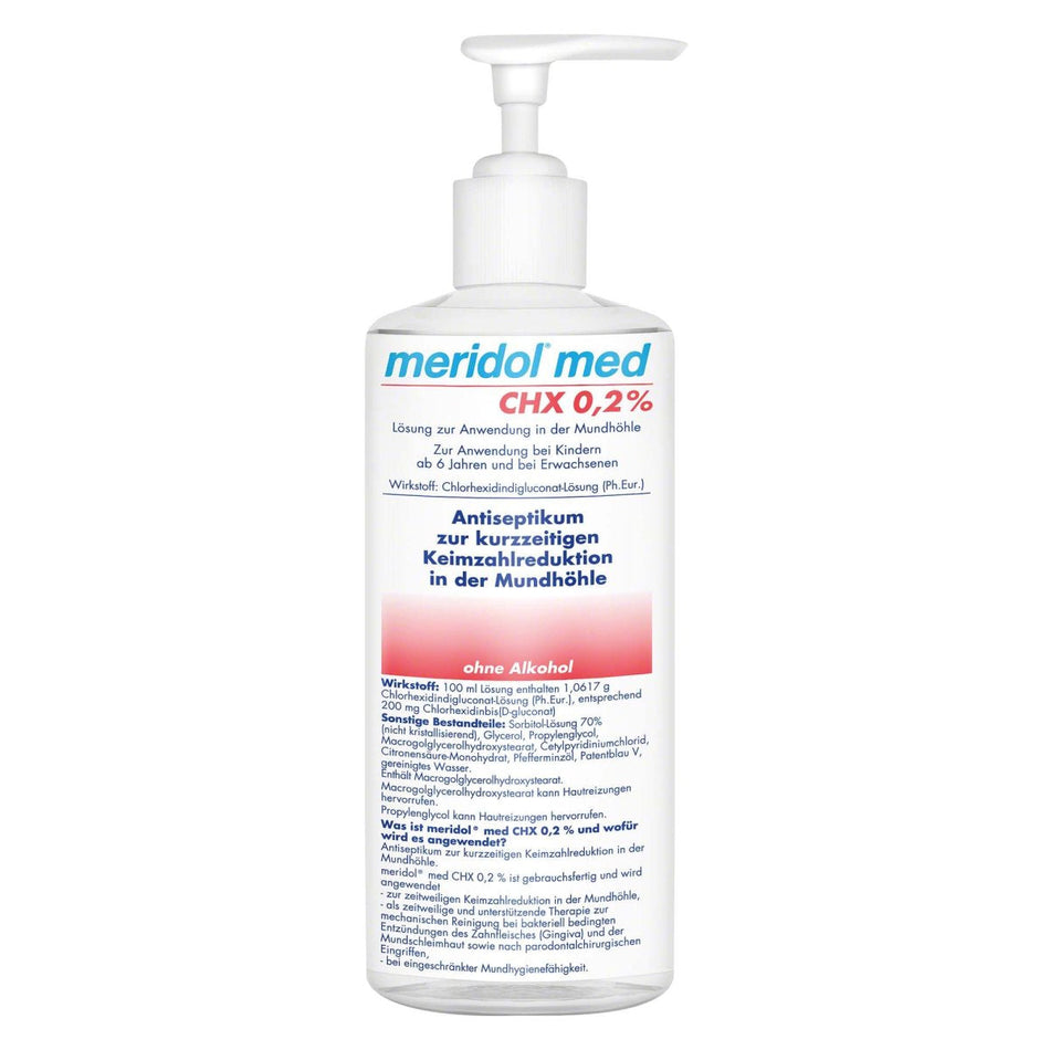 Meridol Med CHX 0.2% mouthwash, 1 l bottle