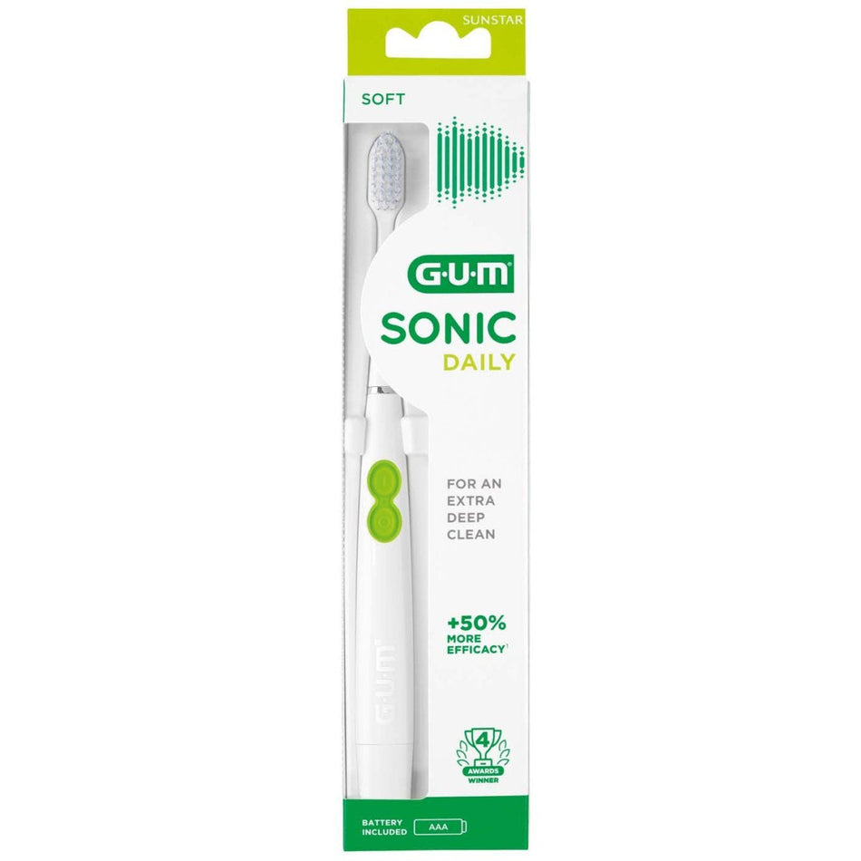 GUM Sonic Daily sonic toothbrush sonic toothbrush white