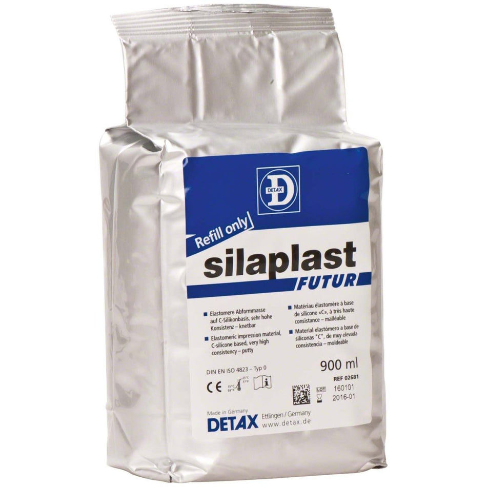 Silaplast Futur, impression material, kneadable, pack of 900 ml