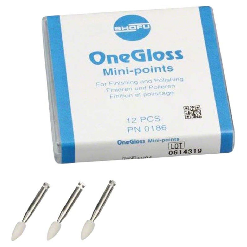 OneGloss Kit, One Gloss Mini Tip Mounted 0186, 12 pieces