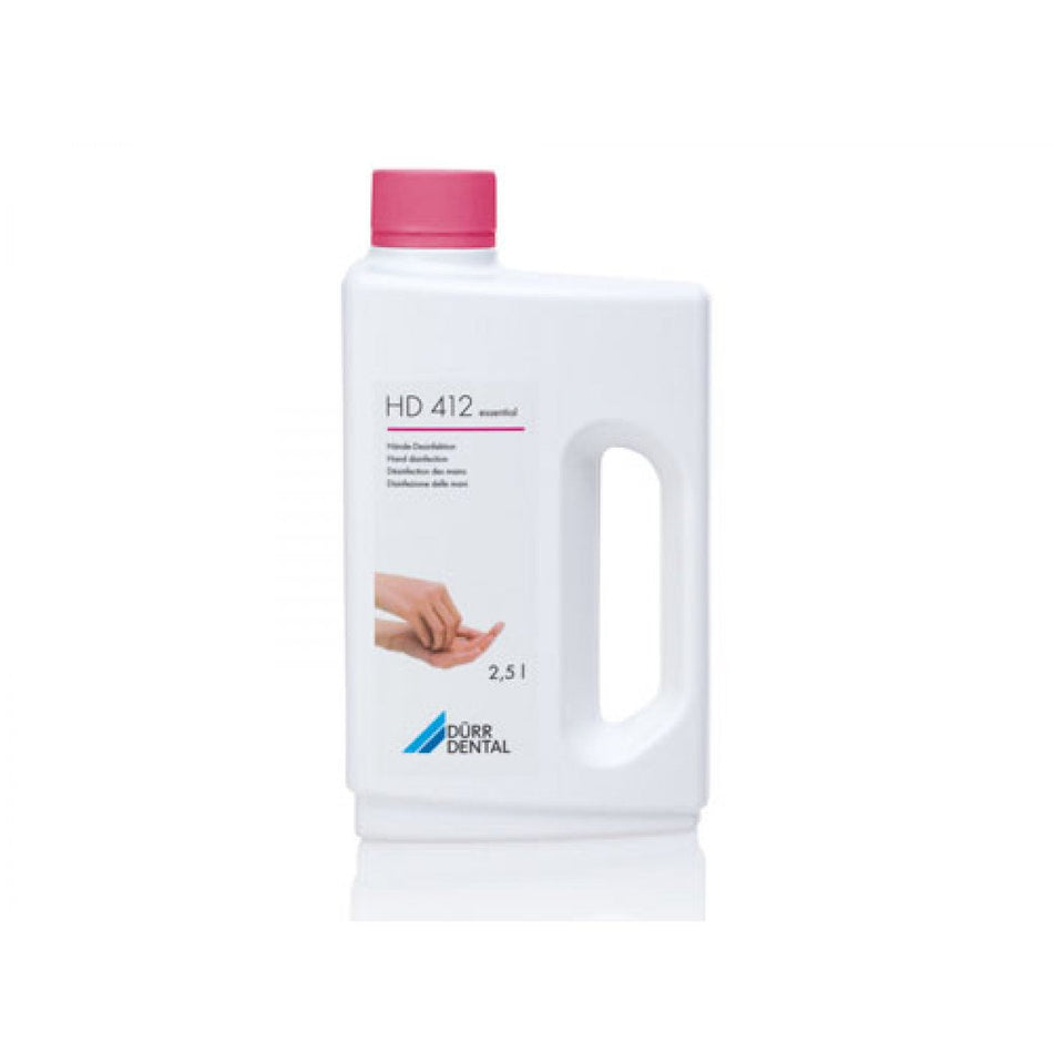 HD 412 essential, with disposable pump for Hygocare / Plus, bottle 500 ml