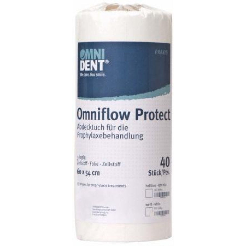 Omniflow Protect roll 40 wipes white