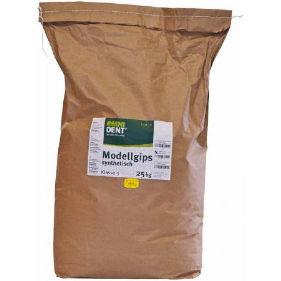 Model plaster synthetic - bag 25 kg hard plaster yellow