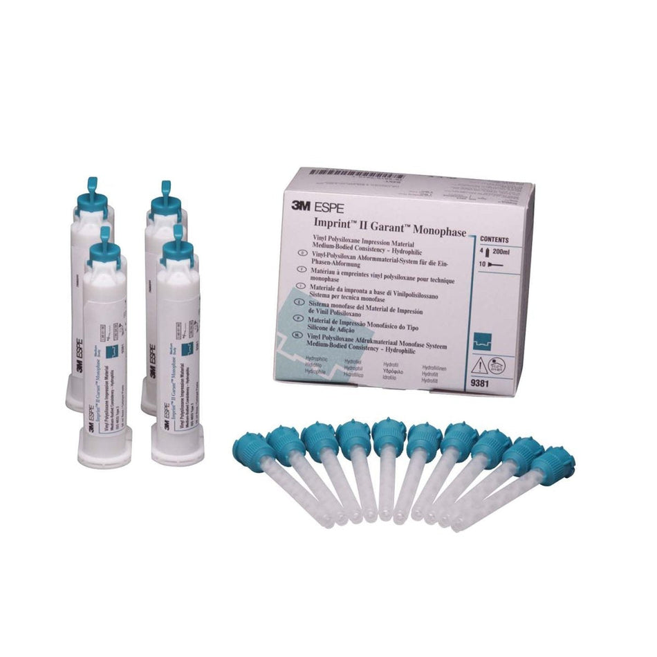 Imprint II Monophase, Abformmaterial, Set, 4 Doppelkartuschen à 50 ml