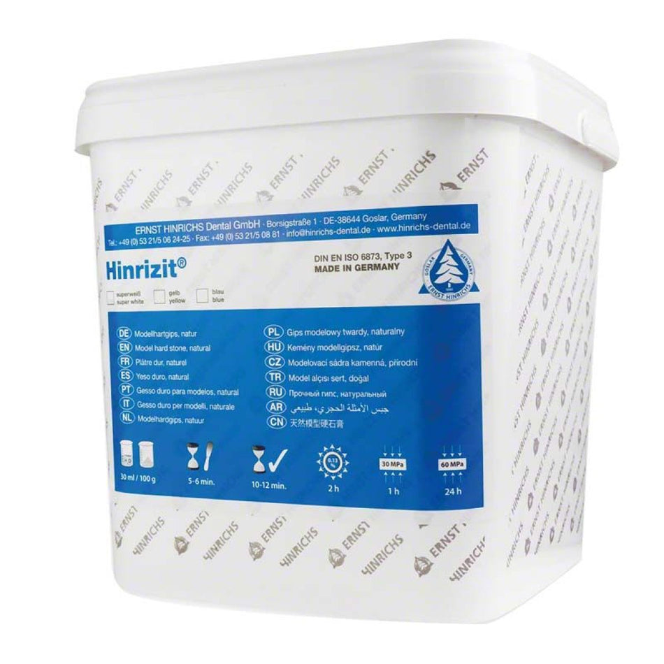 Hinrizit Hartgips blue bucket 10 kg