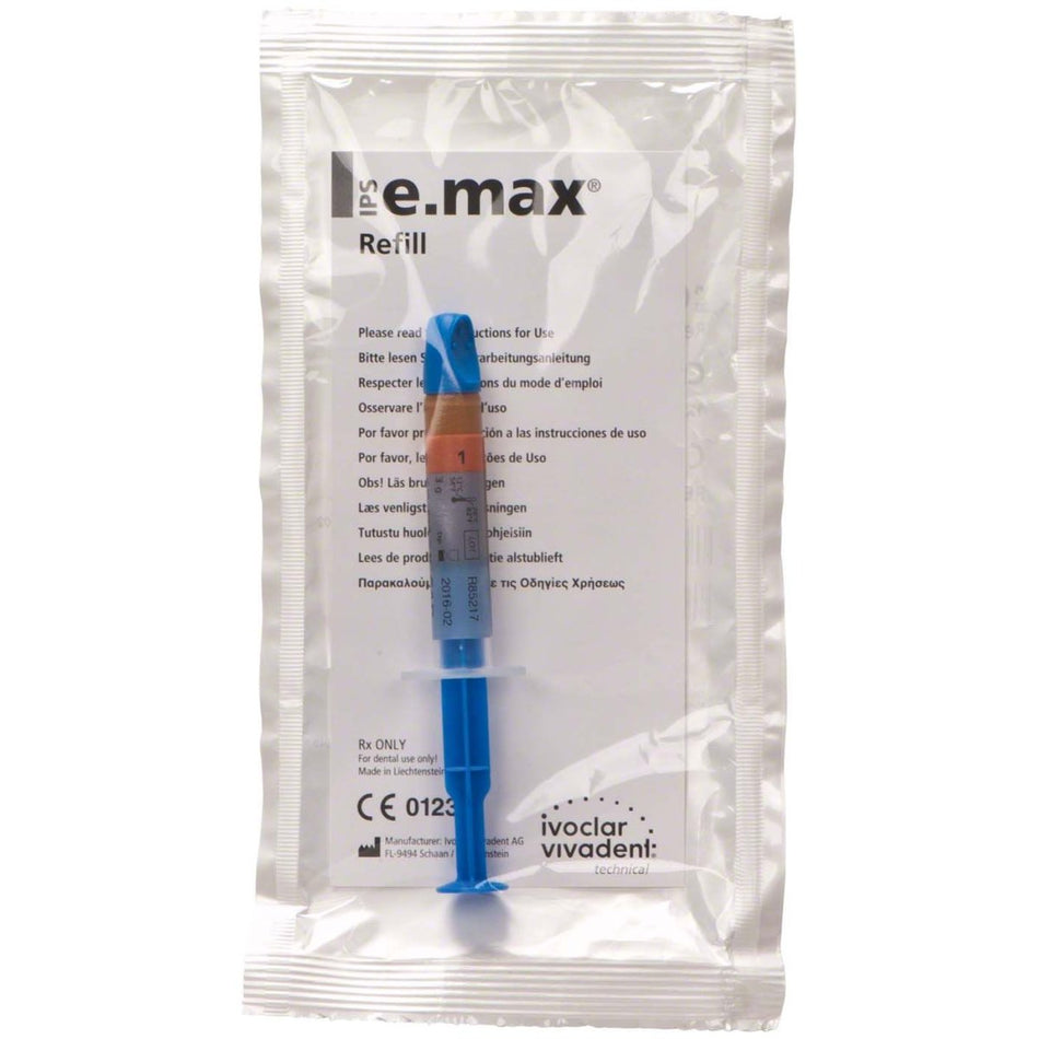 IPS e.max CAD Crystallization, Shade 1, pack of 3 g