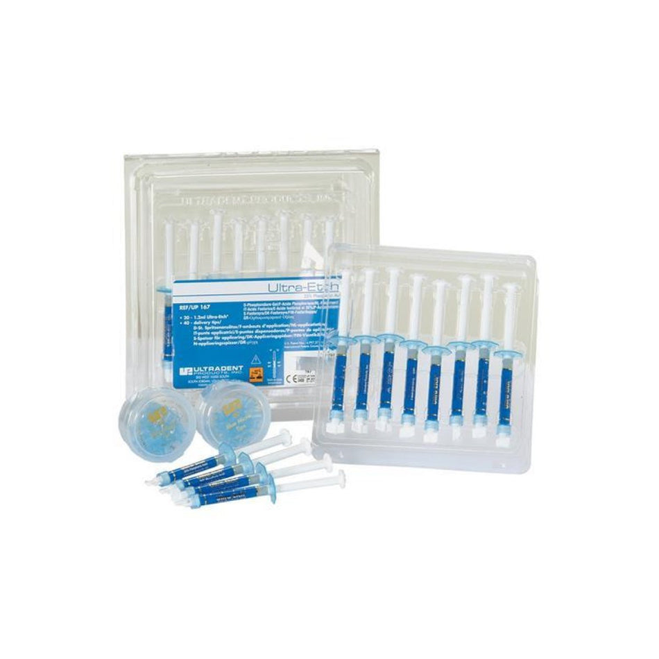 Ultra-Etch syringes, 35%, incl. 40 tips, 20 syringes of 1.2 ml each