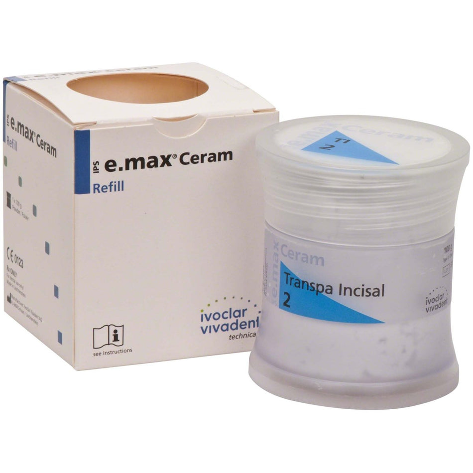 IPS e.max Ceram Transpa Incisal 2, nano-fluorapatite glass-ceramic, pack of 100 g