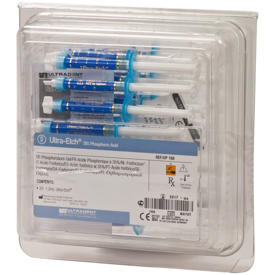 Ultra-Etch 35% etching gel, refill, 20 syringes of 1.2 ml each