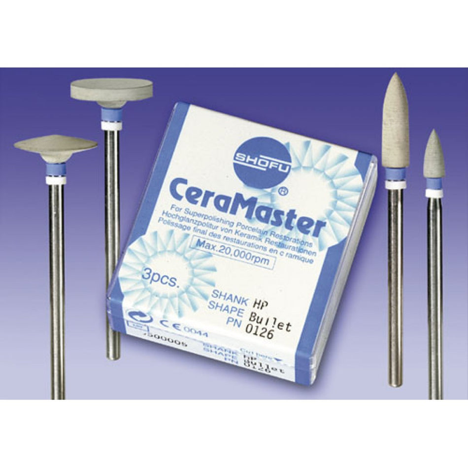 CeraMaster Polisher H Minipoint 0129, pack of 3