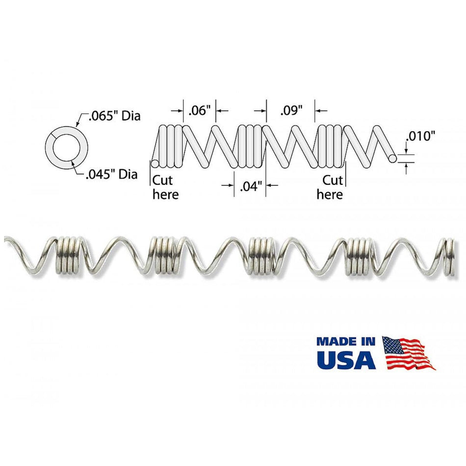 Nickel Titanium Distalization Spring .010"x.045", 3 x 7" pieces