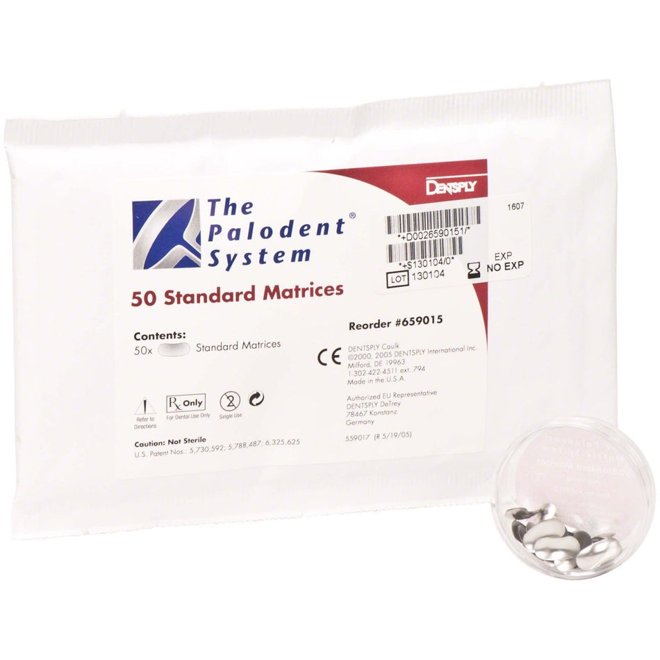 Palodent partial matrix system, standard, pack of 50 pieces