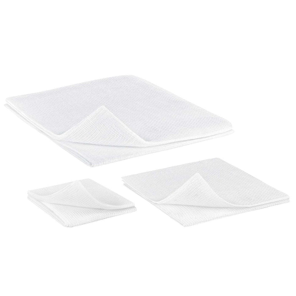 ES compresses non-sterile, 16-ply 5 x 5 cm, 100 pieces