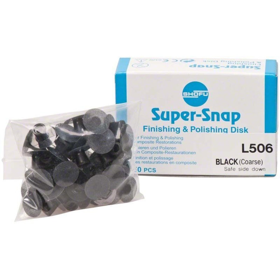 Super-Snap L506, black, front coarse, pack of 50