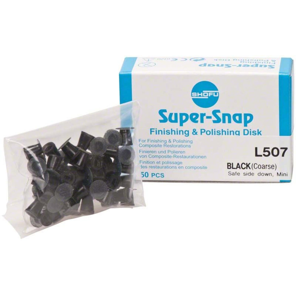 Super-Snap L507, black, front coarse, pack of 50