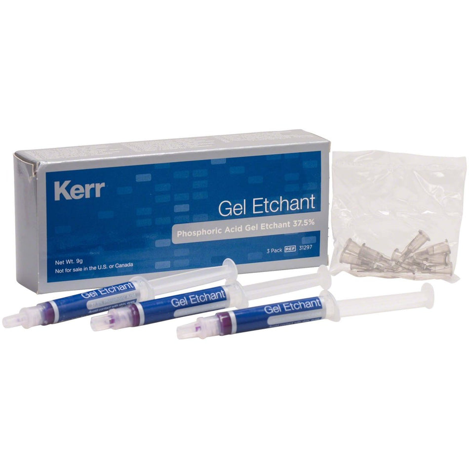 Gel Etchant, 37.5% phosphoric acid, 3 syringes of 3 g each