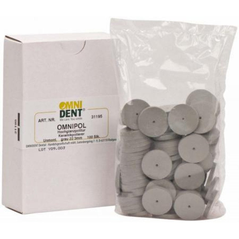 Omnipol ceramic 100 pieces gray, R 22/3