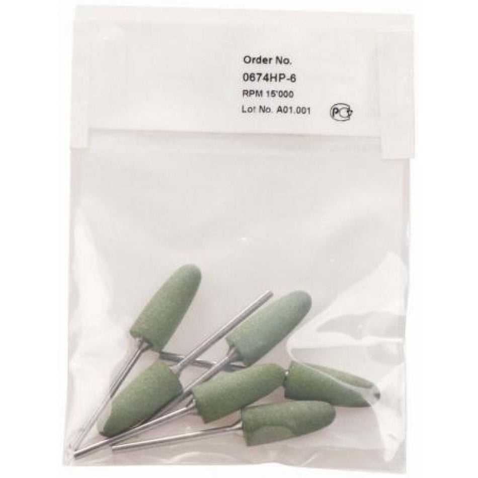 Omnipol Technik, green, flame, 6 pieces