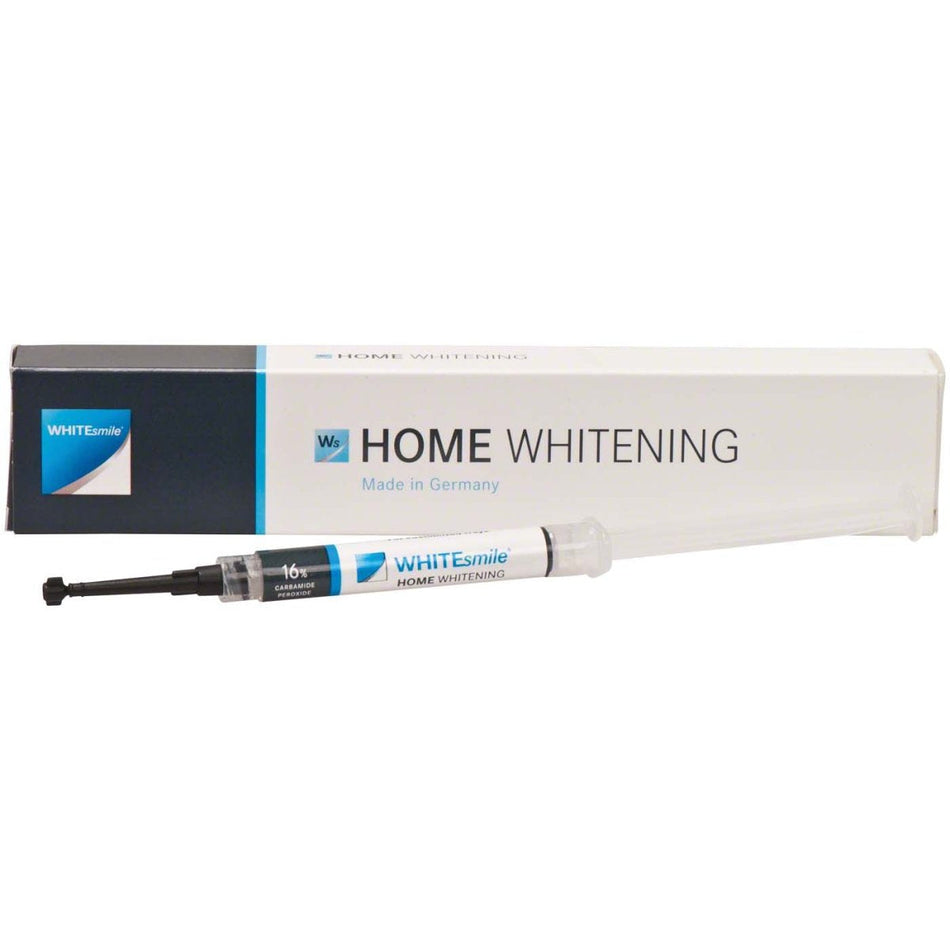 White Smile, teeth whitening gel, 16%, syringe of 3.5 g