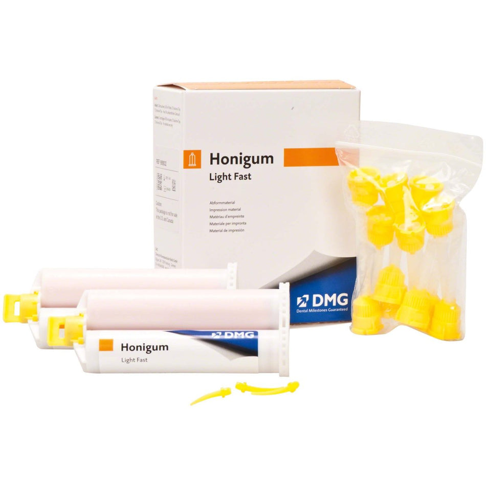 Honigum Light Fast Automix, corrective impression material, 2 double cartridges of 50 ml each