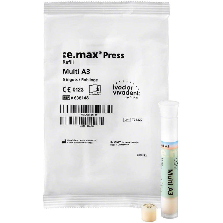 IPS e.max Press Multi, blanks, A3, pack of 5