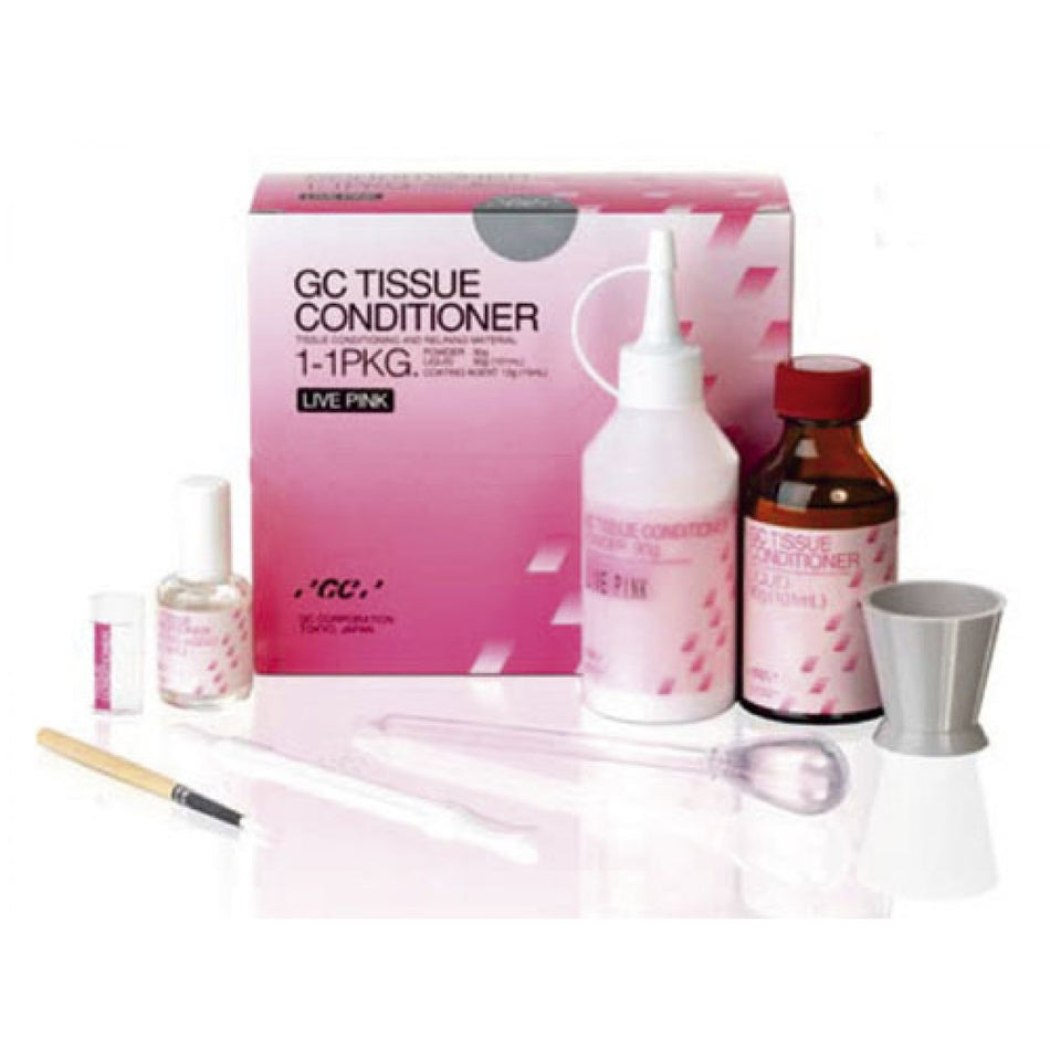 GC Tissue Conditioner, Intro Pack, live pink, set