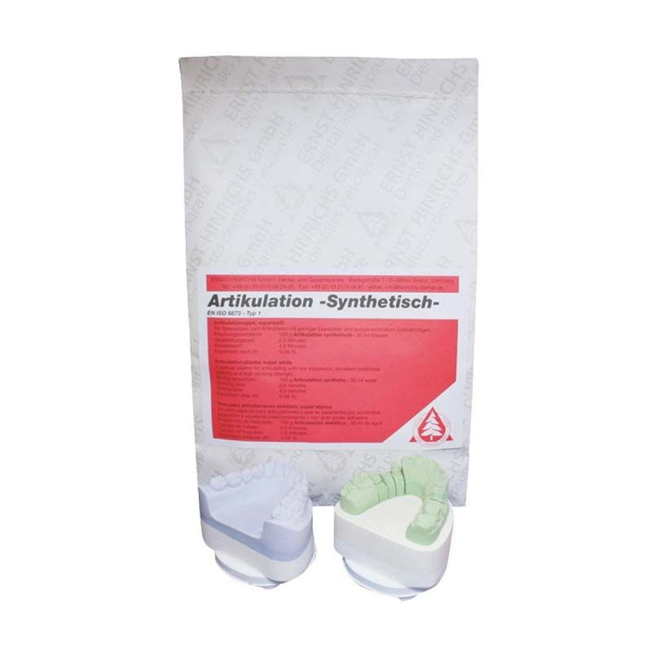 Articulation plaster white synthetic bag 25 kg