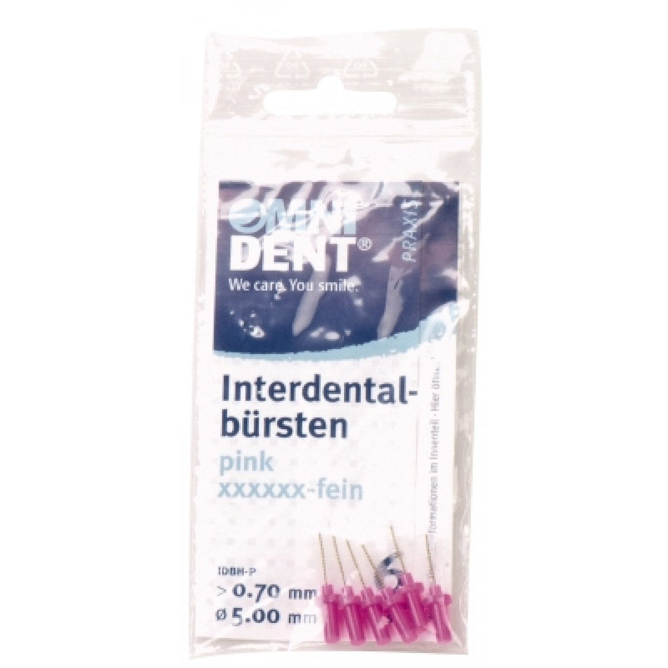 Interdental b. f.Holder 6 pieces pink, xxxxxx-fine