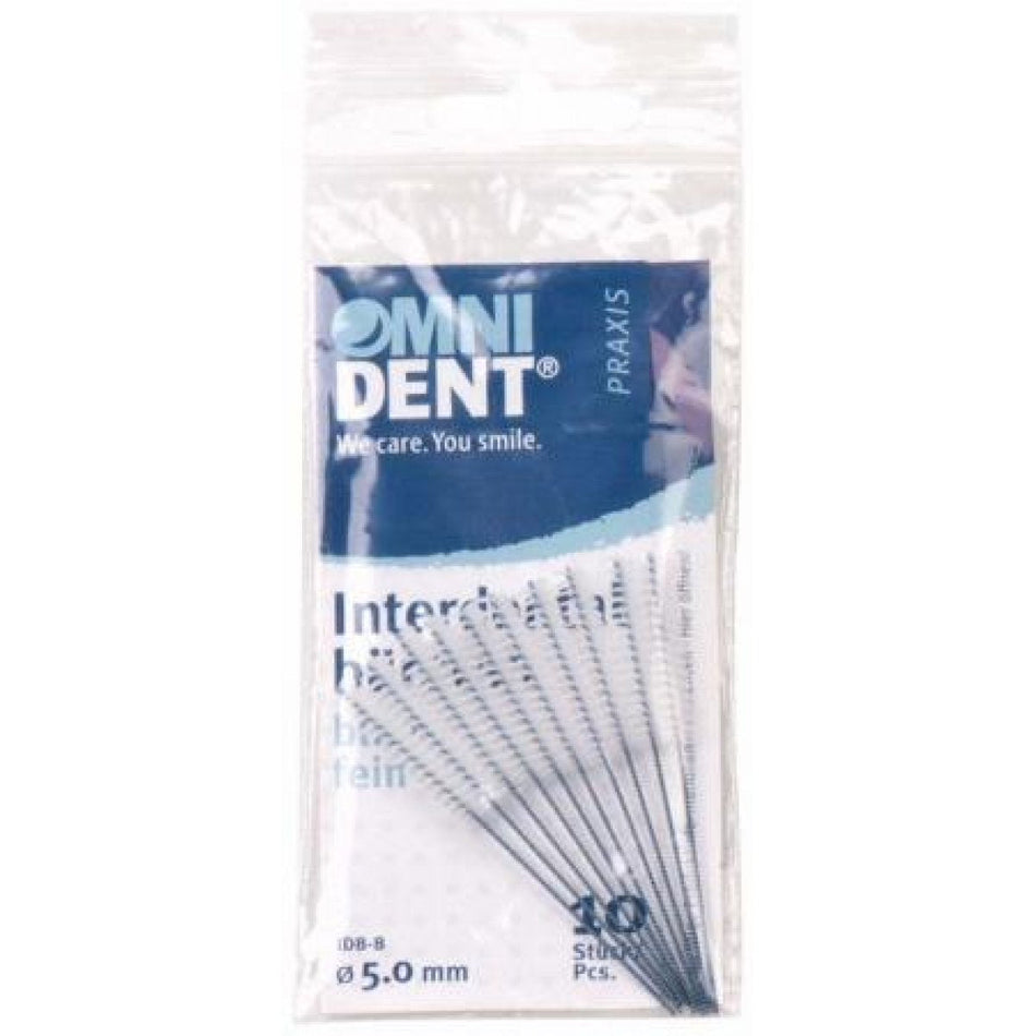 Interdental brushes 10 pcs. blue, fine