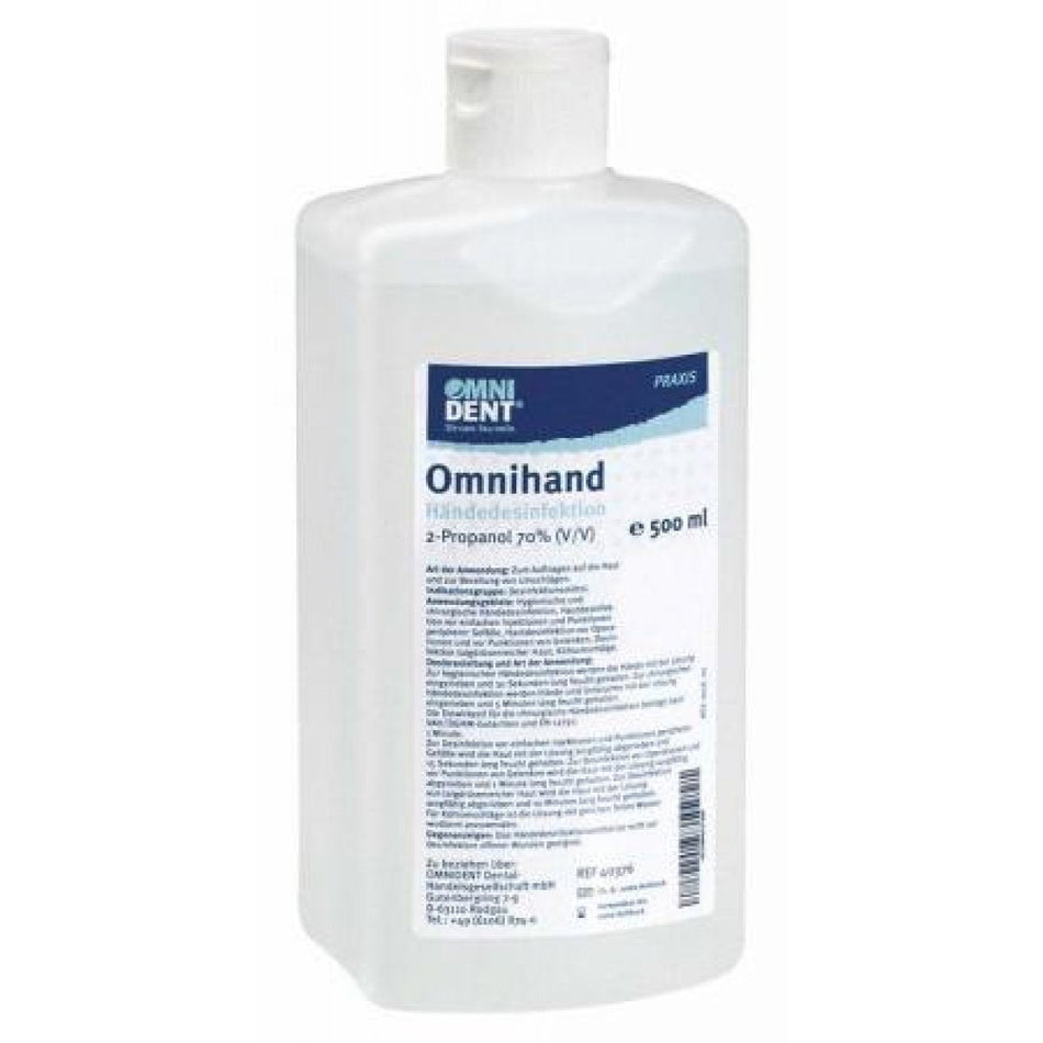 Omnihand Euro dispenser bottle, hand disinfectant, 500 ml bottle