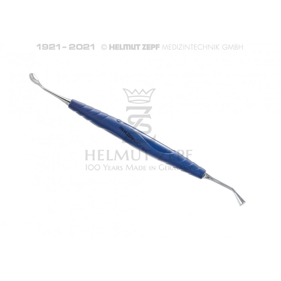 Combi Instrument Plugger, 5mm Spoon 6mm in Bionic Handle Cobalt Blue