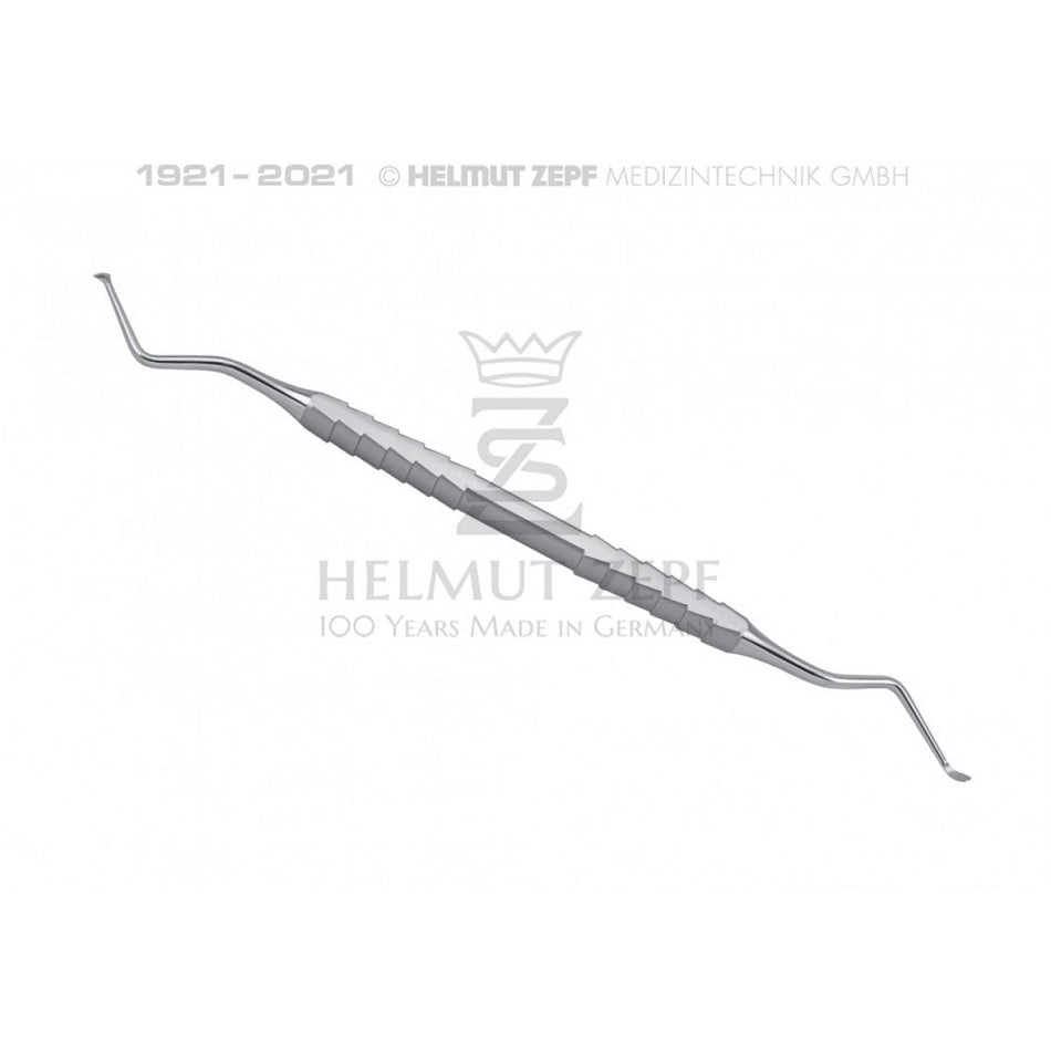 Lucas, curette, double-ended, Fig. 1, 2.5mm ZEPF line