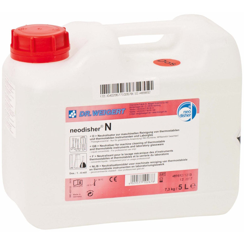 Neodisher N, neutralising agent, 5 litre canister