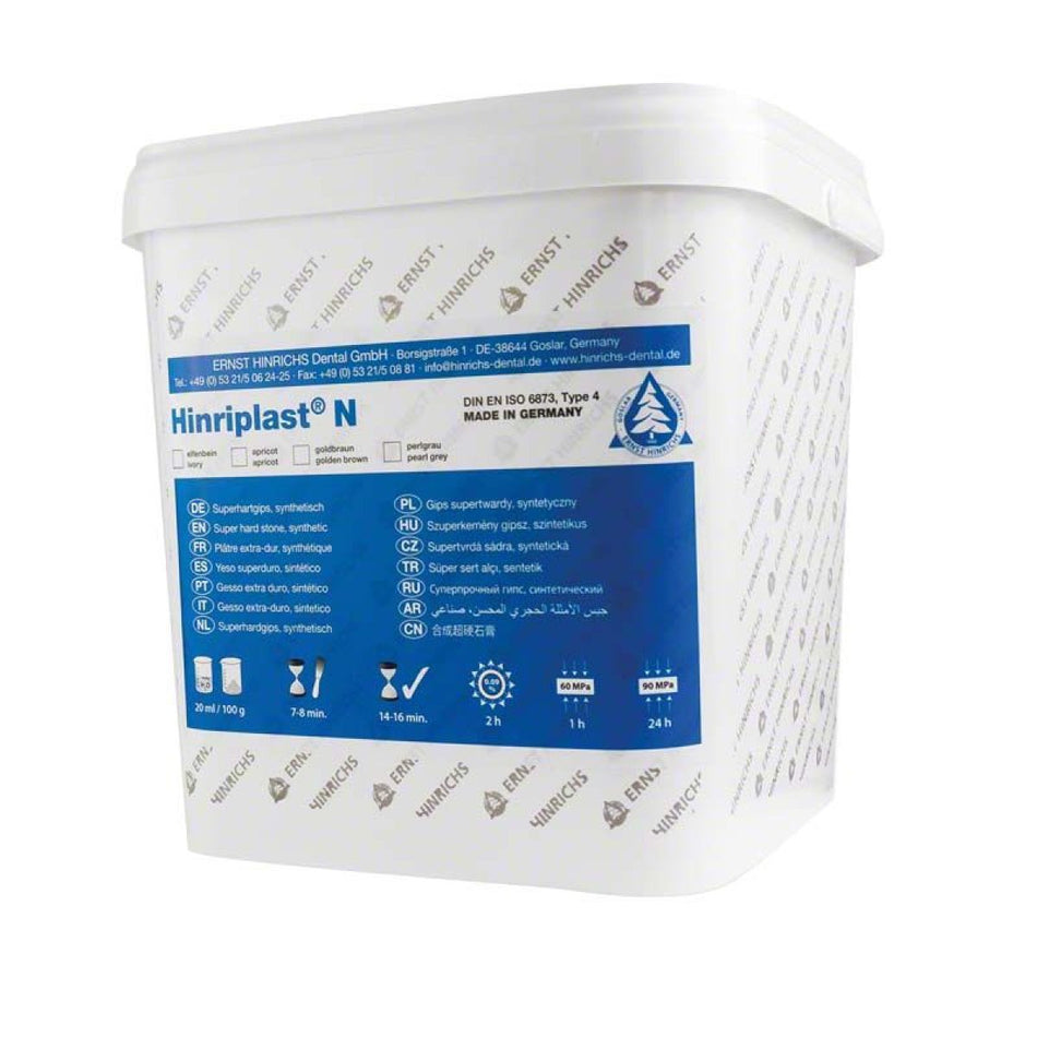 Hinriplast N, natural plaster, ivory, pack of 10 kg