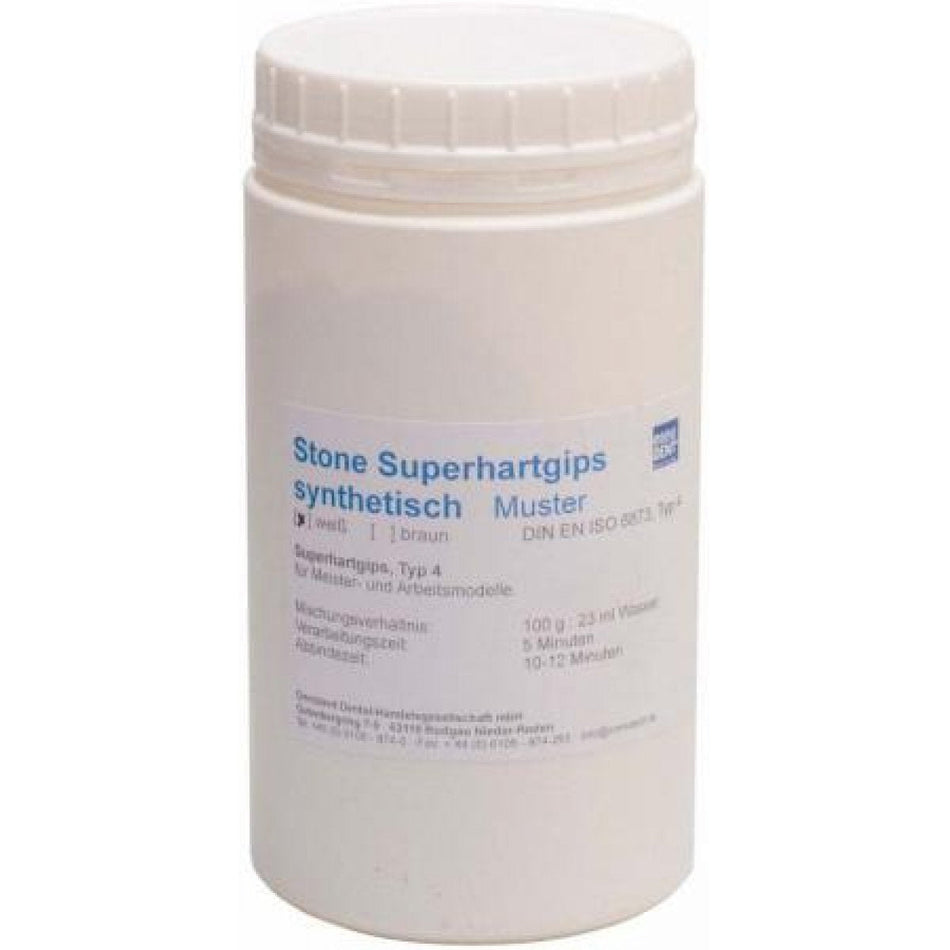 Stone Superhard Plaster synthetic sample 1 kg white