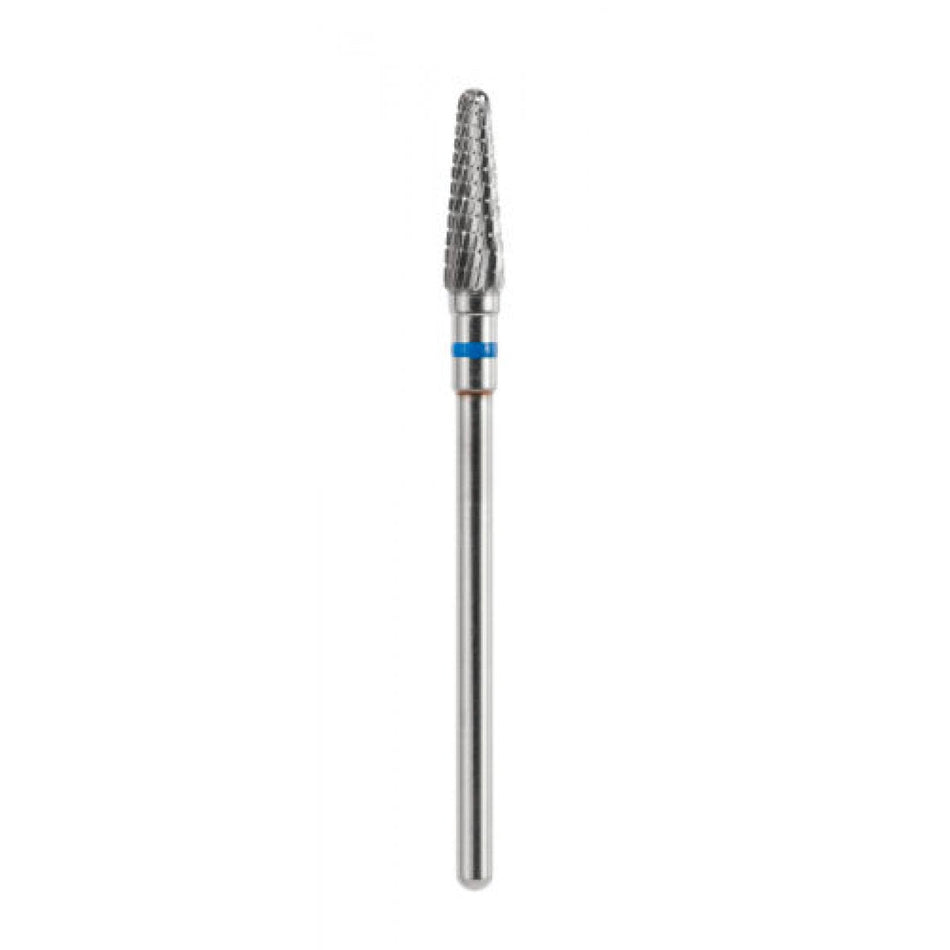 Carbide milling cutter, round cone, ? 4 mm, spiral toothing with fine cross cut. For cast titanium frameworks., 500.104.194.154.040, pack of 5 pieces