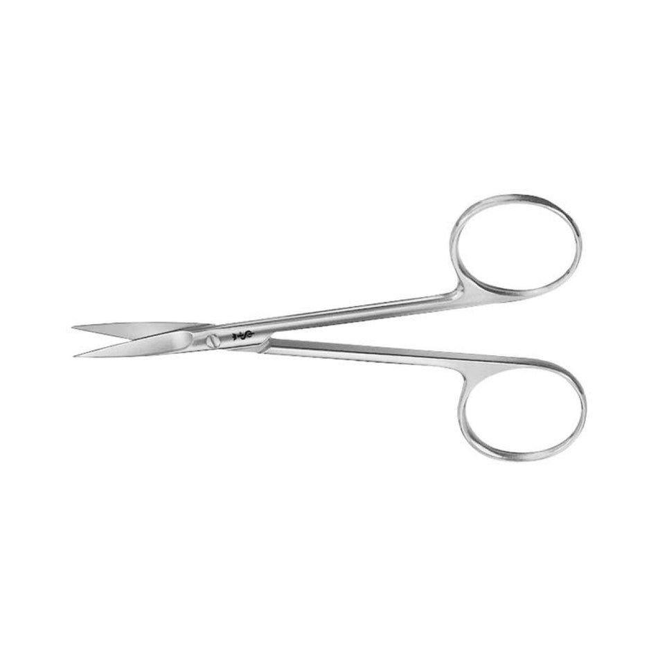 Surgical scissors, pointed-pointed, 11 cm, straight, pack of 1