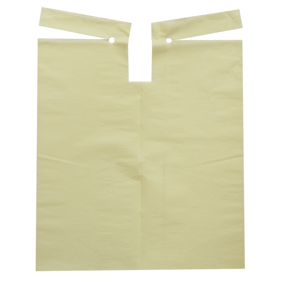 Patient gowns - Tissue / PE, colored - Yellow, 80 pieces