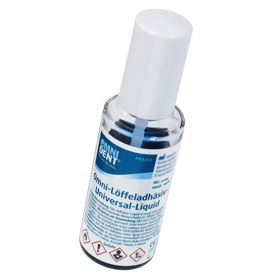 Spoon adhesive silicone, blue, bottle of 10 ml