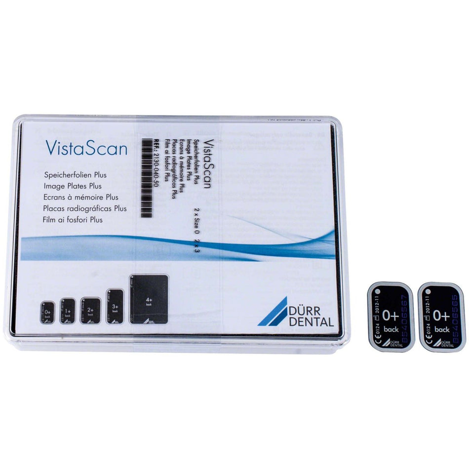 VistaScan imaging plates Plus, size 0.2 × 3 cm, pack of 2