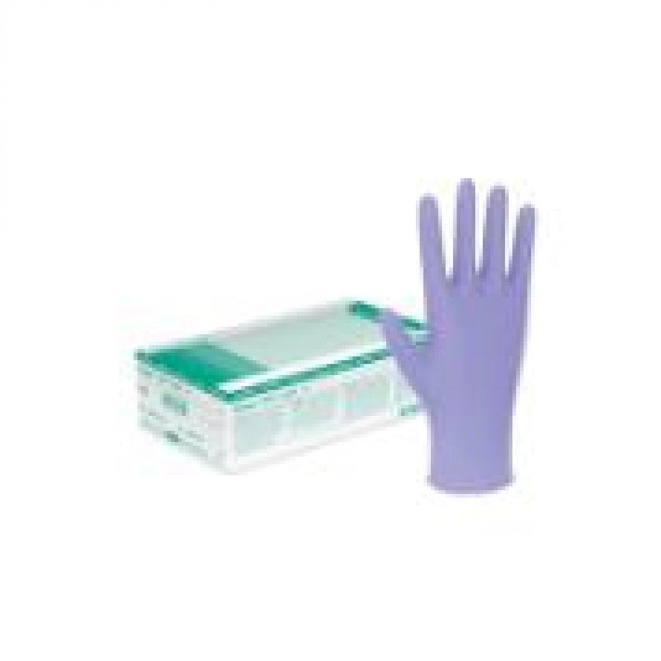 Vasco Nitrile light disposable gloves, lavender, XS, pack of 100