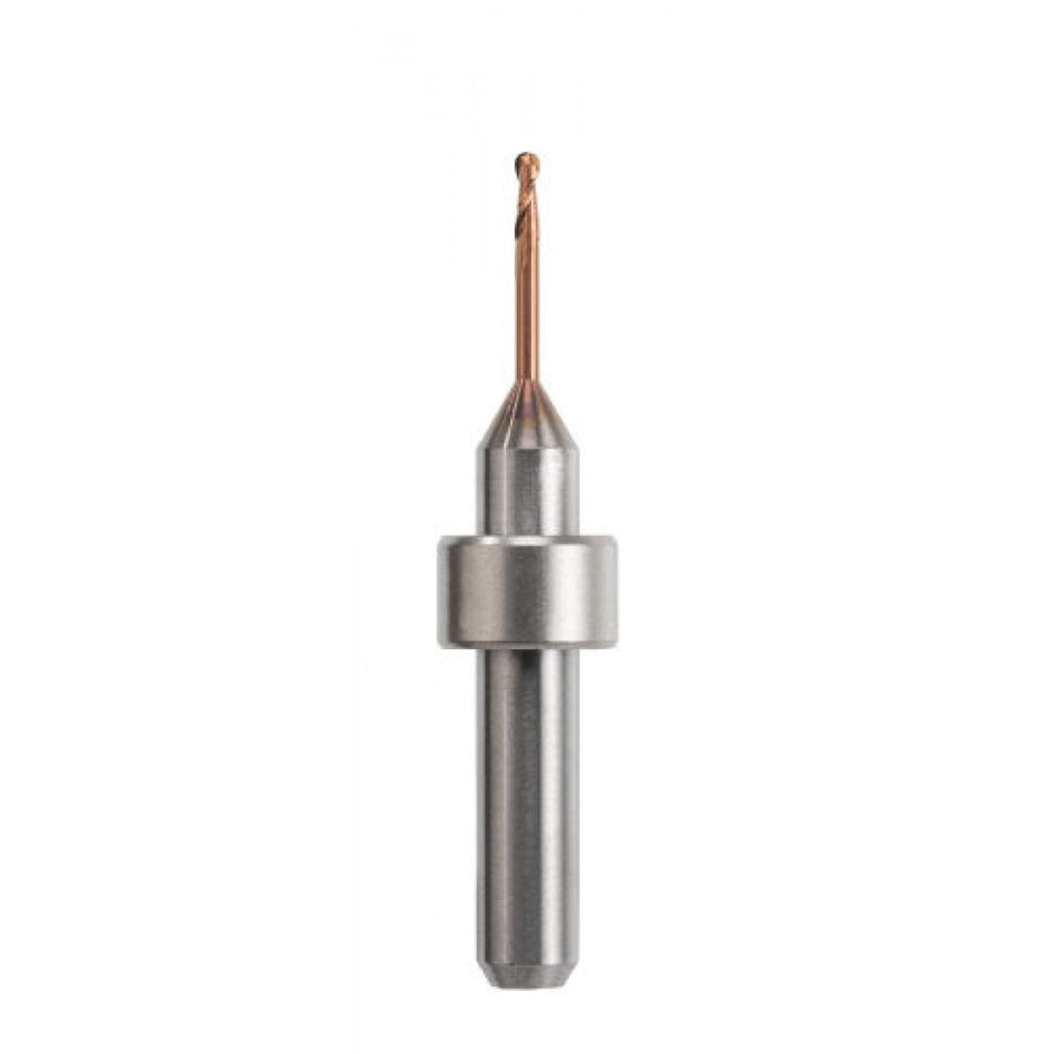 CAD CAM milling cutter, 2-cutter, HM ac-fire, ? 1.5 mm, 540.648.202A.130.015, pack of 1