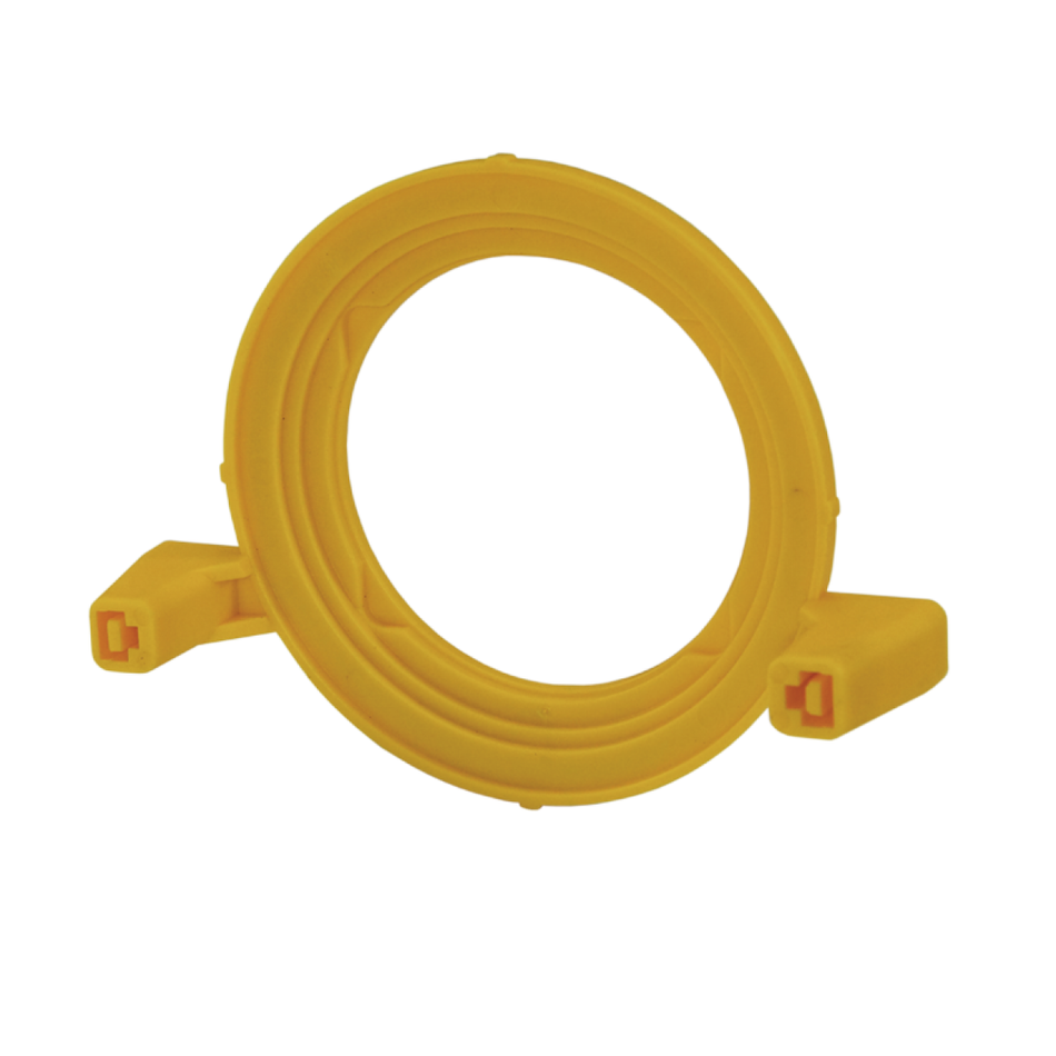 RWT Color Piece Visor Ring, Posterior, yellow