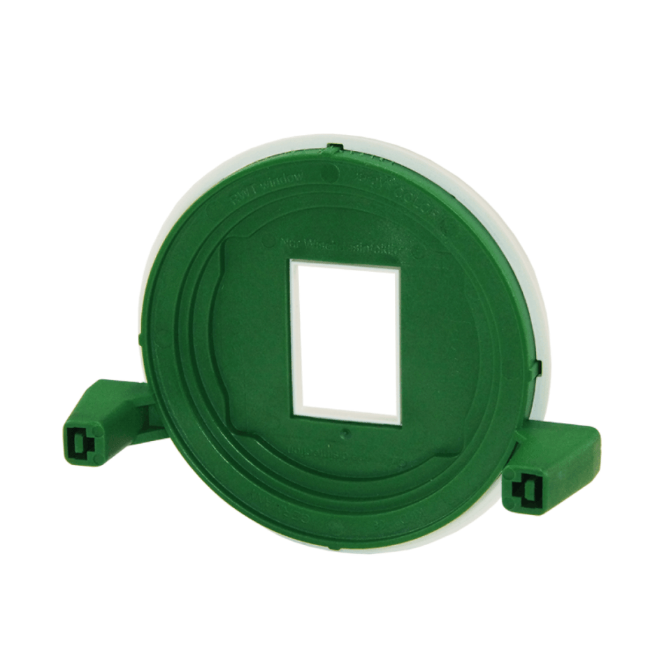 RWT window x-ray Color sighting ring, Endo, 2 x 3, green, vertical, piece